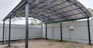 Арочные навесы из металлопрофиля Смоленск, цена от 3491 руб.