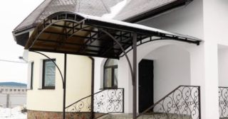 Навесы из металла над крыльцом Смоленск, цена от 1928 руб.