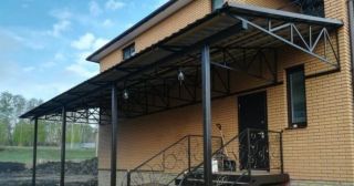 Навесы из профнастила над крыльцом Смоленск, цена от 1824 руб.